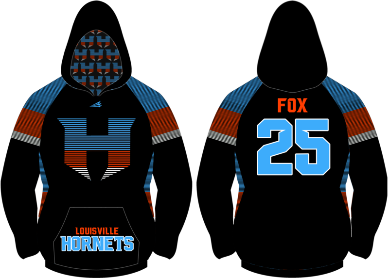 Louisville Hornets Baseball Custom Vulcan Hoodie #VH2C