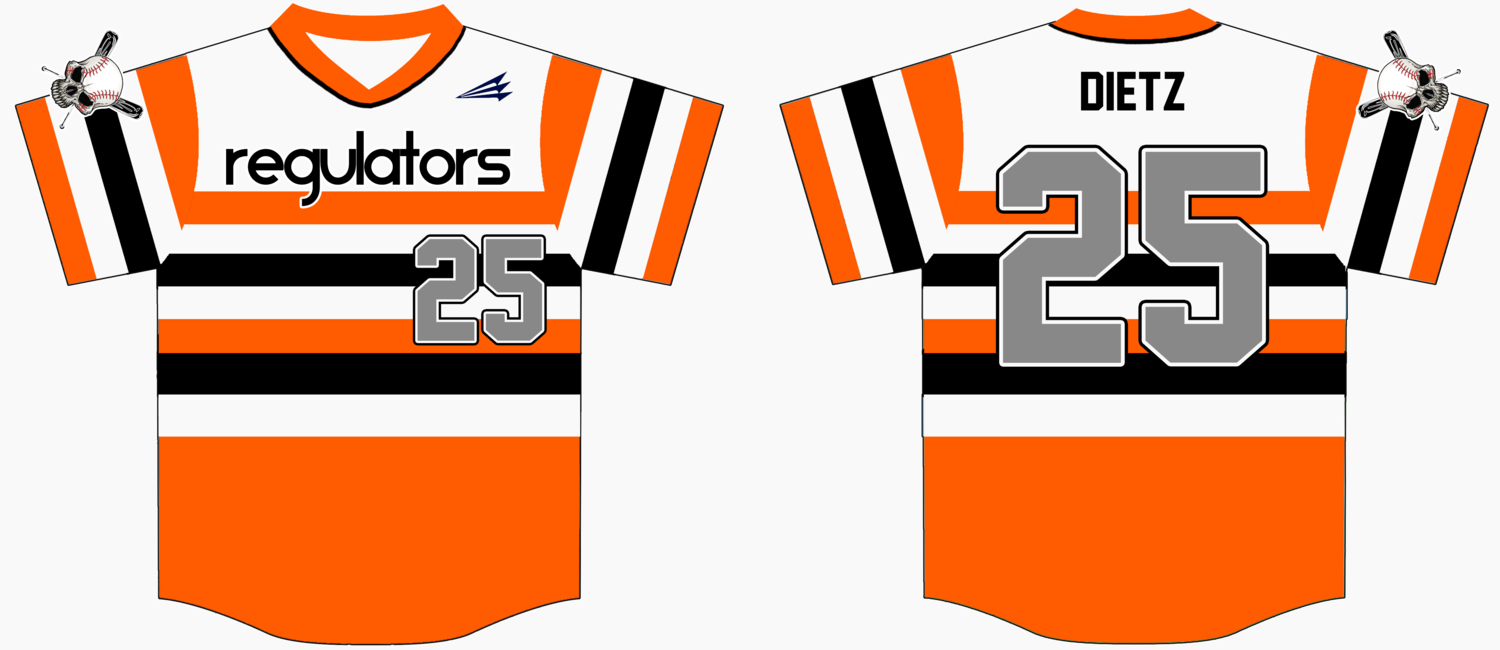 QC Regulators Custom HexaFlex Baseball Jersey Design #2