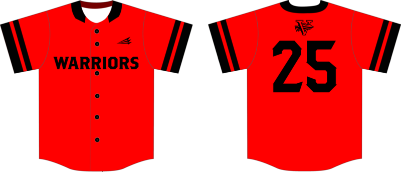 Virginia Warriors Custom NanoDri Baseball Jersey #2C