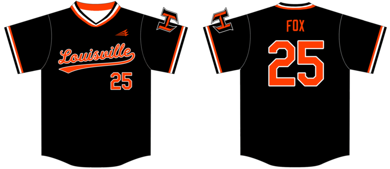 Louisville Hornets Custom Hexaflex Baseball Jersey #4C