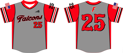 Field Falcons Custom HexaFlex Baseball Jersey #8c