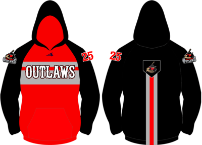 All Sports Outlaws Baseball Custom Vulcan Hoodie #VH3