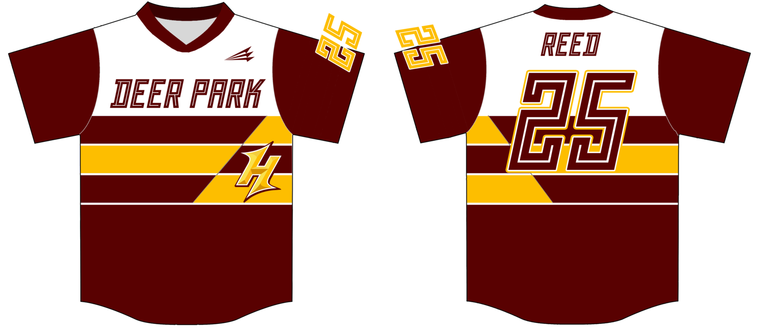 Deer Park Hustle Custom HexaFlex Jersey Design #2B