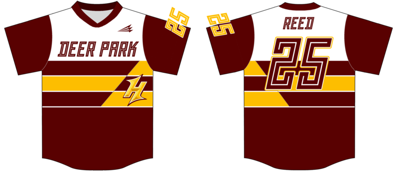 Deer Park Hustle Custom HexaFlex Jersey Design #2B