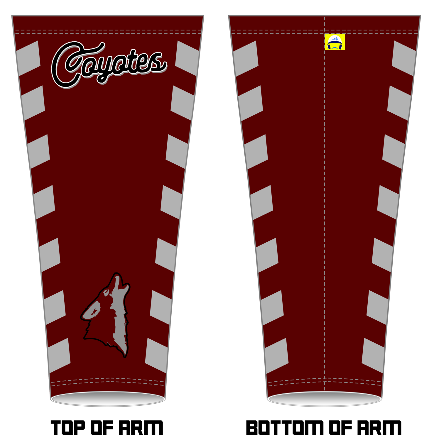 West Creek Middle School Custom Baseball Arm Sleeve #AS1
