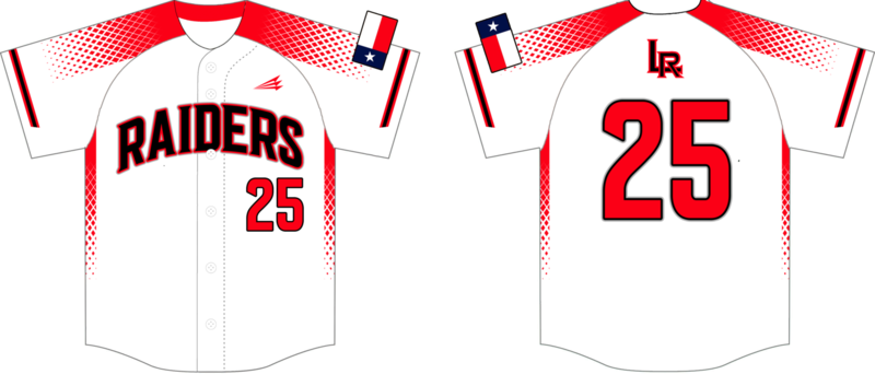 Lubbock Raiders Custom NanoDri Baseball Jersey #16
