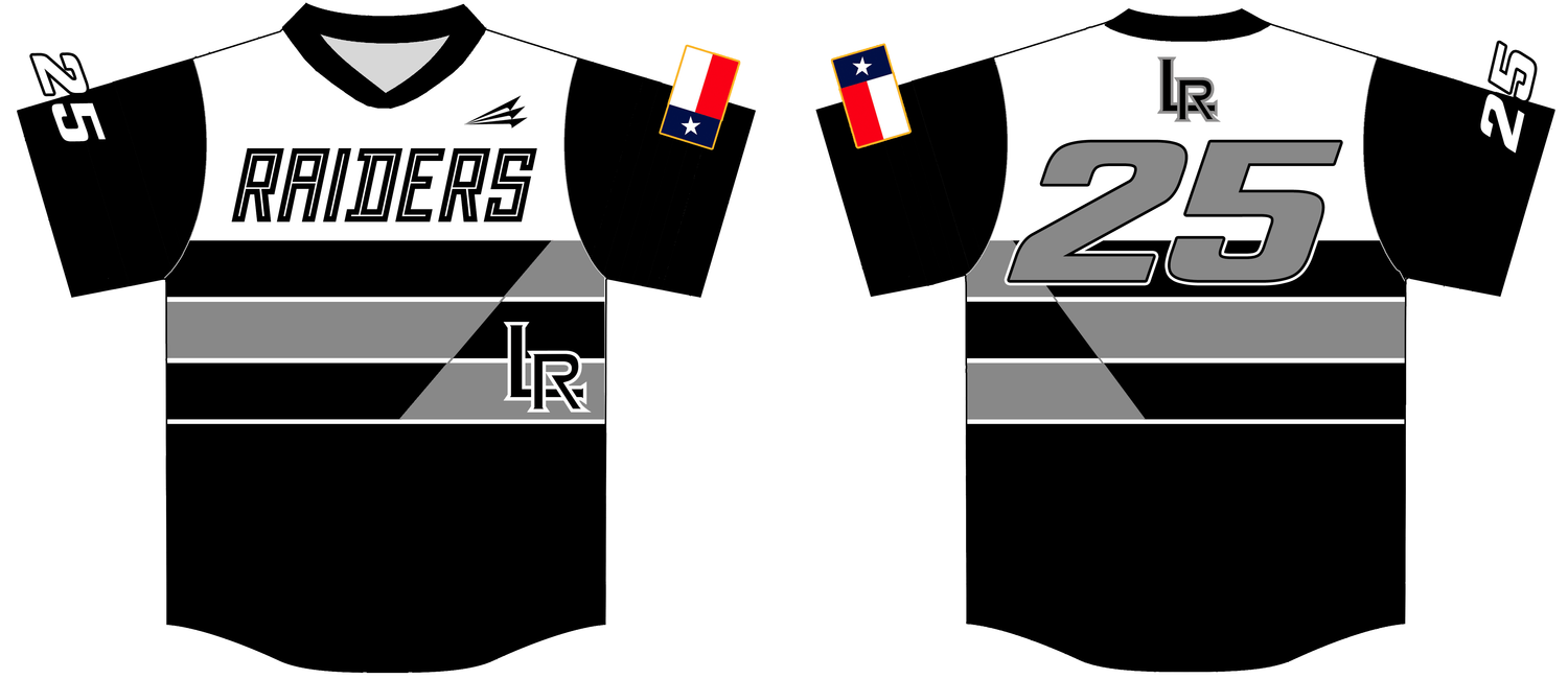 Lubbock Raiders Custom NanoDri Baseball Jersey #20