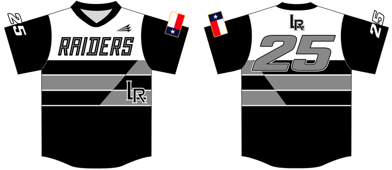 Lubbock Raiders Custom NanoDri Baseball Jersey #20