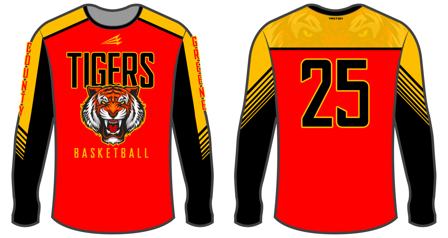 Greene County Tigers Custom HexaFlex NanoCrew Shooter Shirt  #ST4
