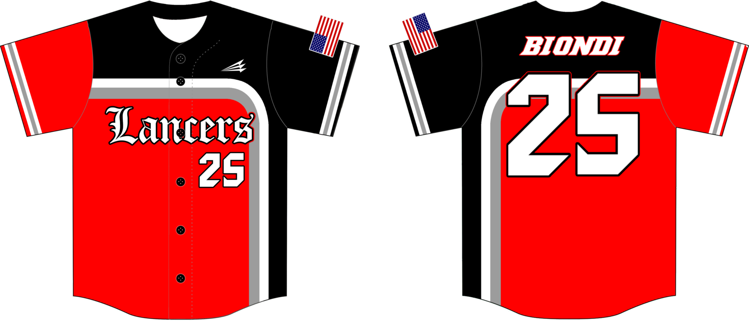 Lancer Nation Custom HexaFlex Baseball Jersey #3B