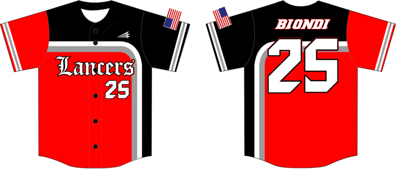 Lancer Nation Custom HexaFlex Baseball Jersey #3B