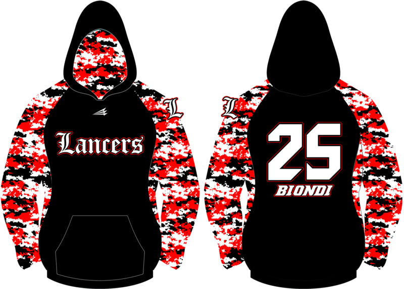 Lancer Nation Baseball Custom Vulcan Hoodie #VH3