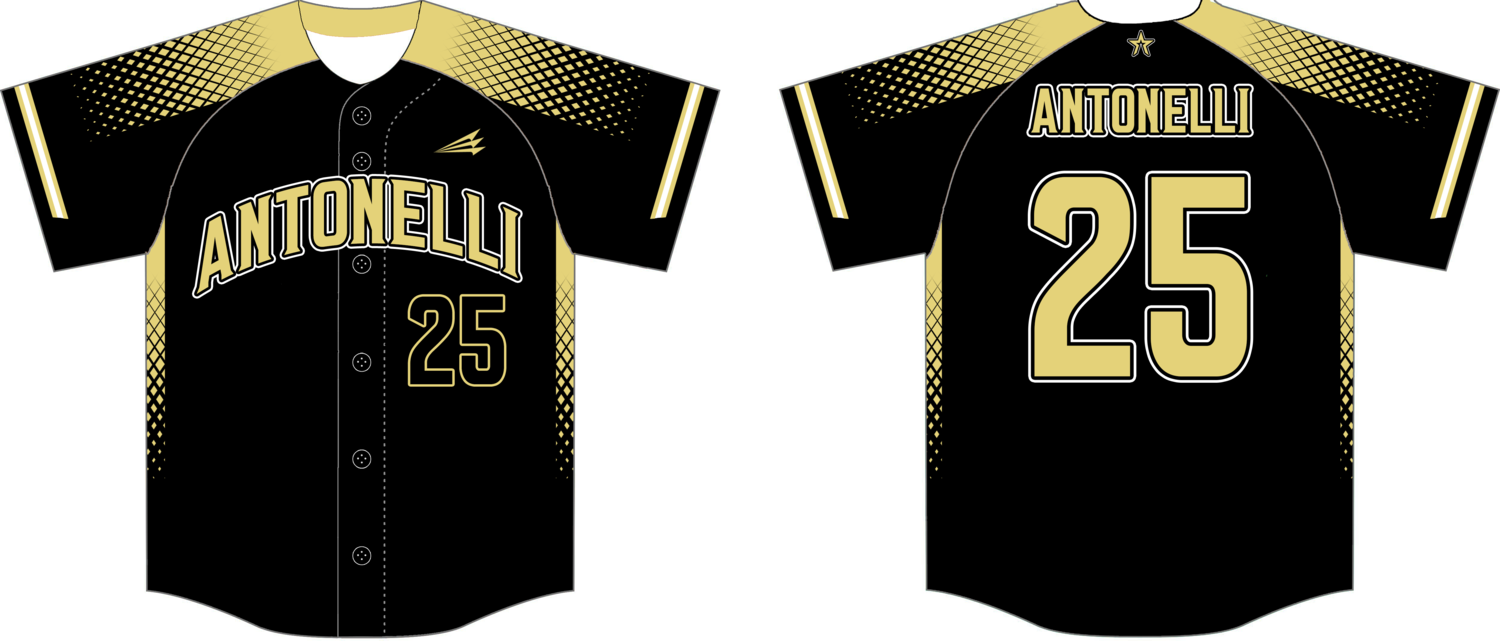 Antonelli Custom HexaFlex Baseball Jersey Design #1b
