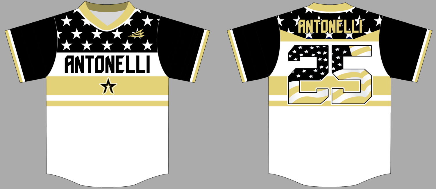 Antonelli Custom HexaFlex Baseball Jersey Design #2