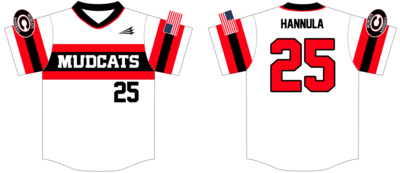 Mudcats Baseball Custom HexaFlex Baseball Jersey #6b