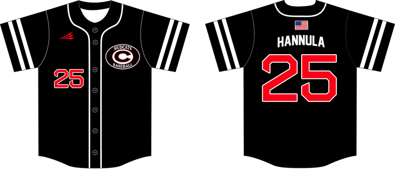 Mudcats Baseball Custom NanoDri Baseball Jersey #8D