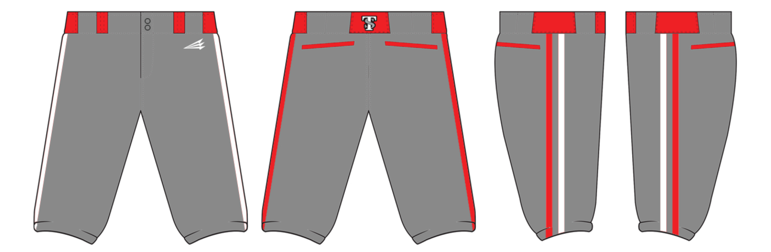 Texas Stiks Custom Stacheman Elite Knicker Baseball Pants Design #BP1