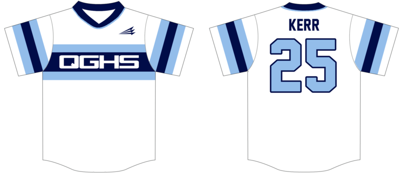 Queen&#39;s Grant Stallions Custom NanoDri Baseball Jersey Design #1