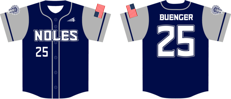 Texas Seminoles Custom NanoDri Baseball Jersey #3B