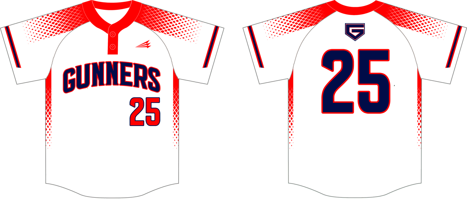 WTX Gunners Custom Nanodri Baseball Jersey #1