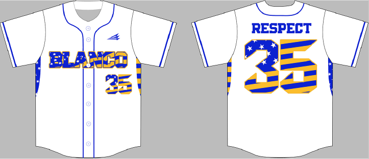 Blanco Panthers Custom HexaFlex Baseball Jersey #5