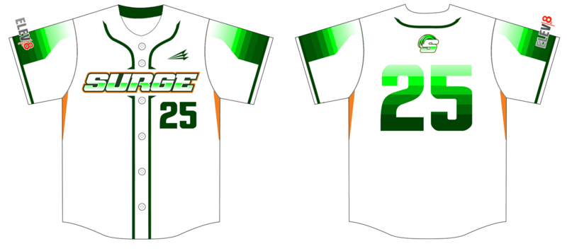 Florida Surge Custom HexaFlex Baseball Jersey #3