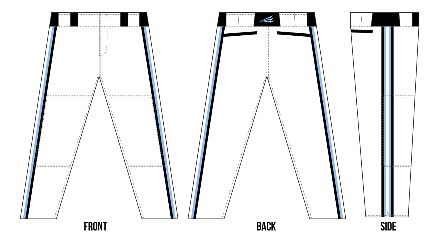 Adrian Dirtbags Custom Stacheman Elite Long Baseball Pants #BP5B