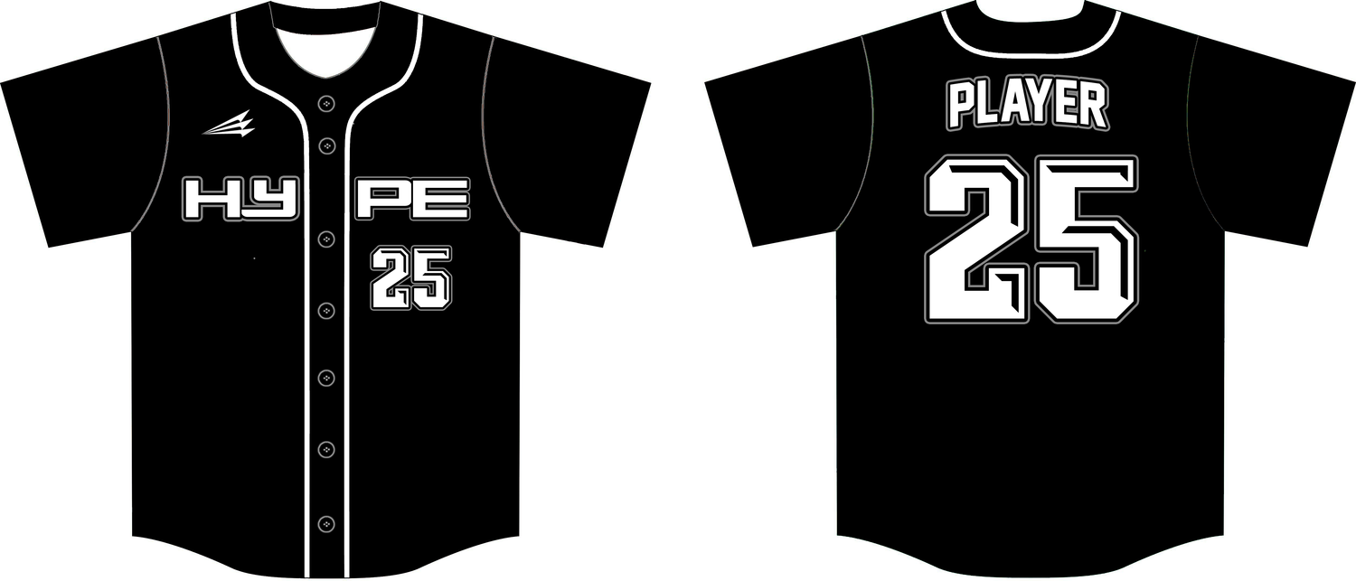 Hoosier Hype Custom HexaFlex Baseball Jersey #6B