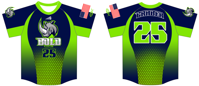 Bold Custom HexaFlex Baseball Jersey Design #2B
