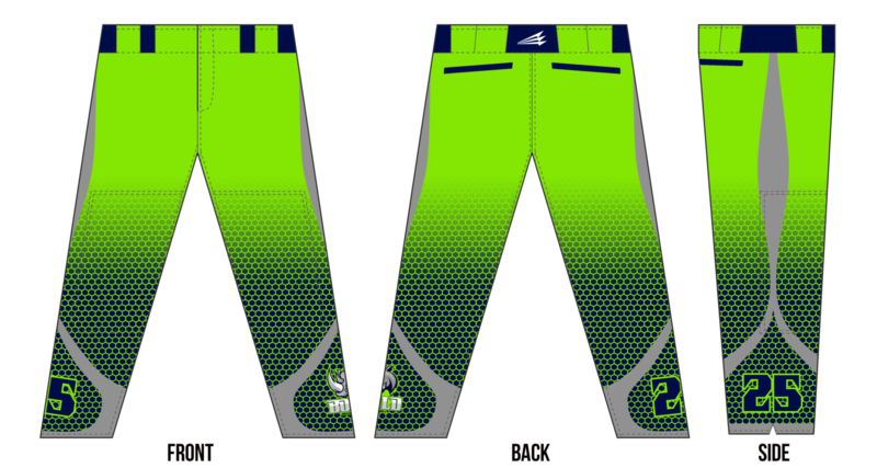 Bold Baseball Custom Stachman Full Length Baseball Pants Design #BP3