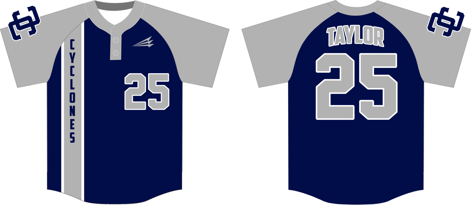Centex Cyclones Custom Nanodri Baseball Jersey #6B