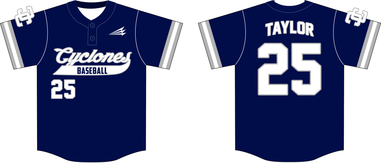 Centex Cyclones Custom Nanodri Baseball Jersey #7C