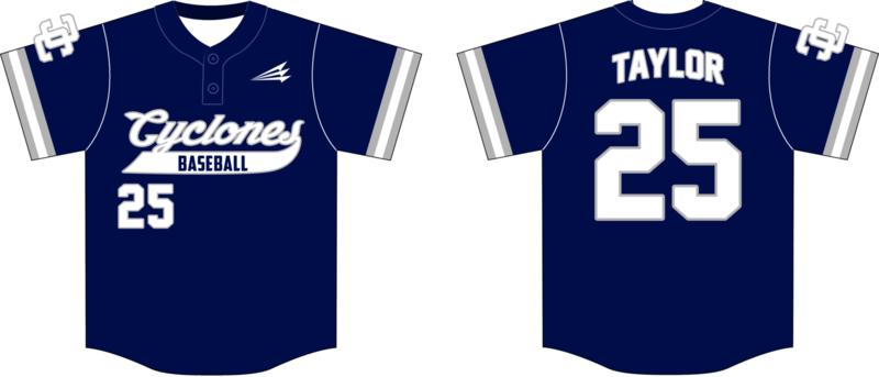 Centex Cyclones Custom Nanodri Baseball Jersey #7C