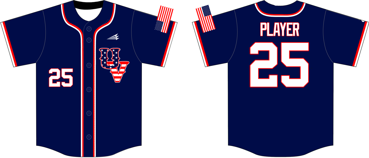 Utah Valley Legends Custom HexaFlex Baseball Jersey #1