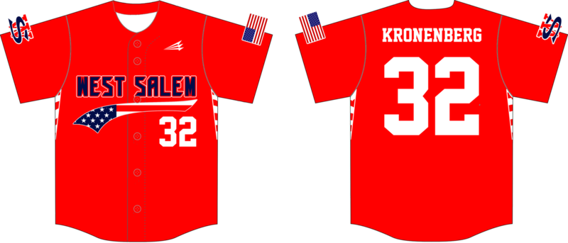 West Salem Baseball Club Custom NanoDri Baseball Jersey #2D