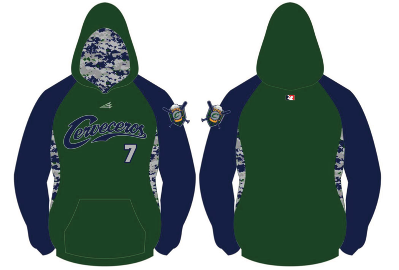 Cerveceros Baseball Custom Vulacn Hoodie Design #VH2