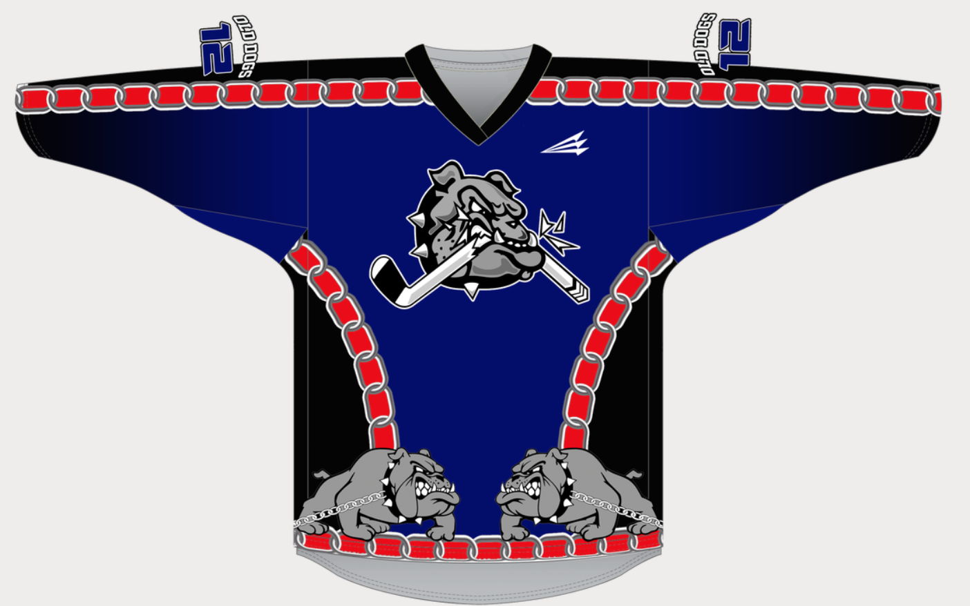 Old Dogs Custom Hockey Jersey #1
