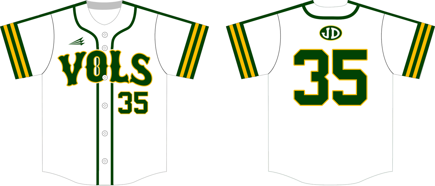 Jeff Davis Custom HexaFlex Baseball Jersey #1