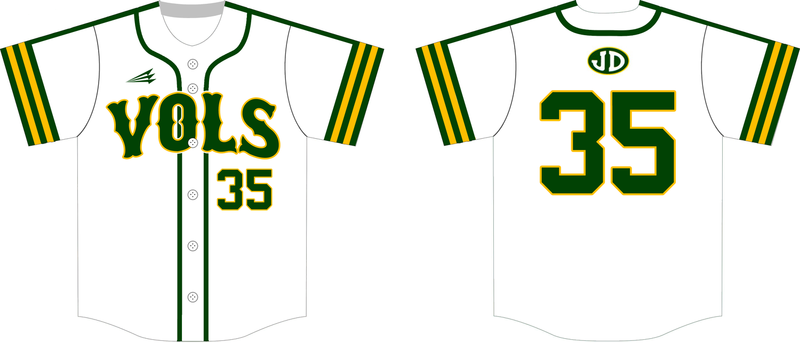 Jeff Davis Custom HexaFlex Baseball Jersey #1