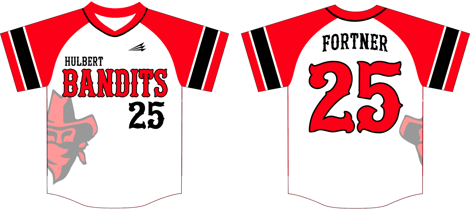 Hulbert Bandits Custom HexaFlex Baseball Jersey #4b
