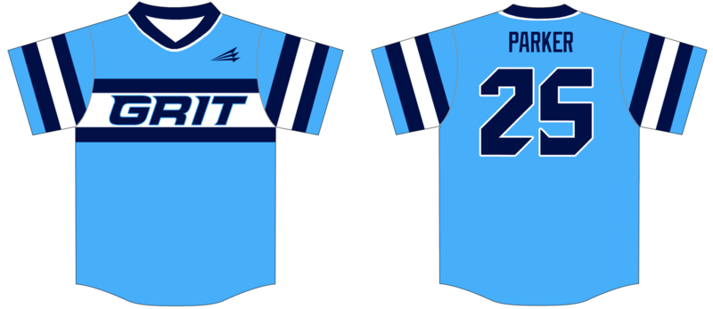 Grit Baseball Custom NanoDri Jersey #1c