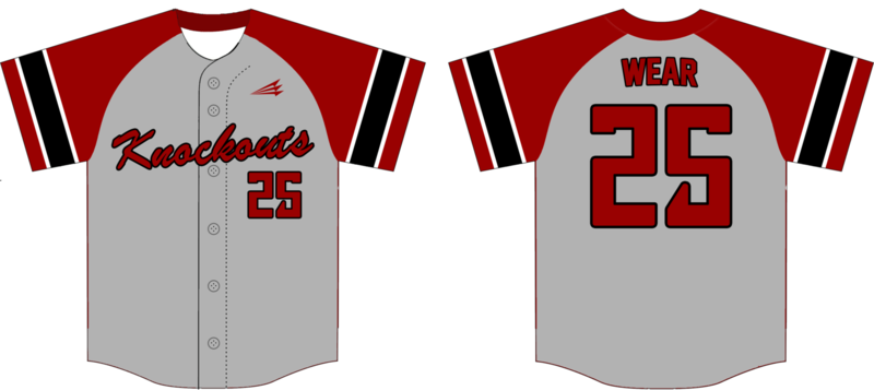 Knockouts Baseball Custom Nanodri Baseball Jersey #3F