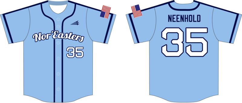 Lower Cape May Nor&#39;Easters Custom NanoDri Baseball Jersey #1B