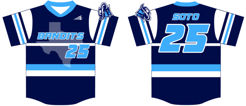 West Texas Bandits Custom HexaFlex Baseball Jersey #3