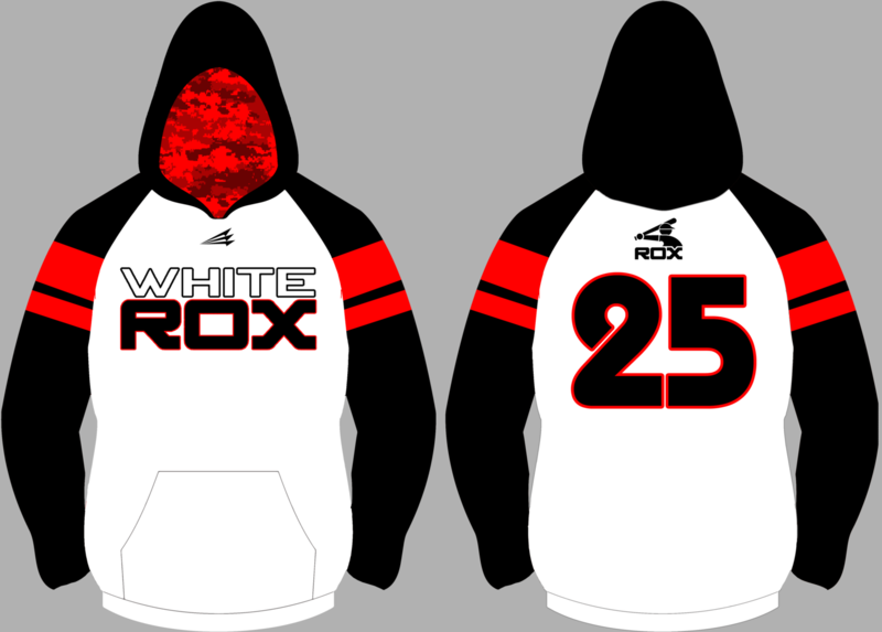 Highland Ranch White Rox Baseball Custom Vulcan Hoodie #VH1B