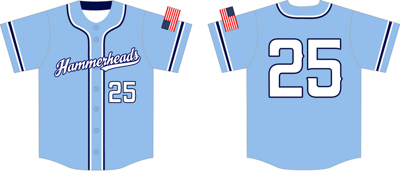 AC Hammerheads Custom HexaFlex Baseball Jersey #7