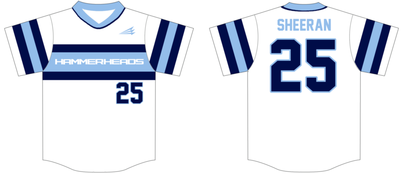 AC Hammerheads Custom HexaFlex Baseball Jersey #1C