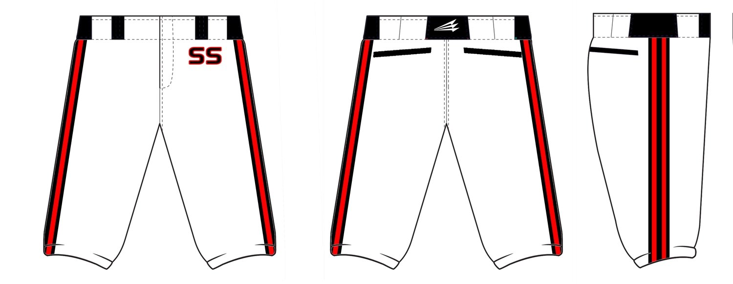South Sevier Shock Baseball Custom Stacheman Knicker Pants #1B