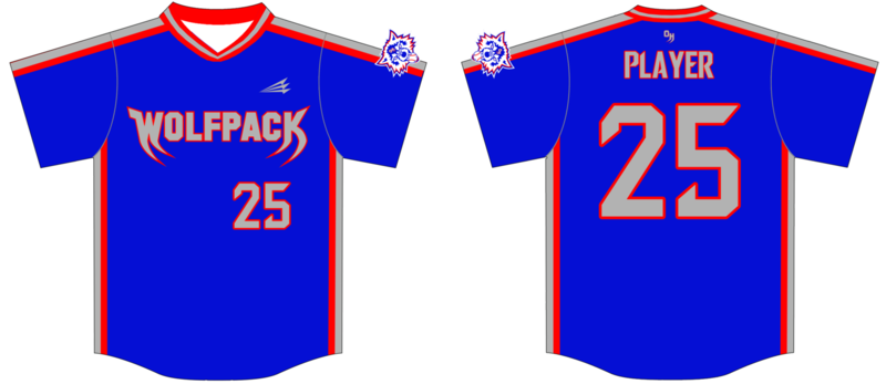 Ozone Howard Wolfpack Custom NanoDri Baseball Jersey Design #4D