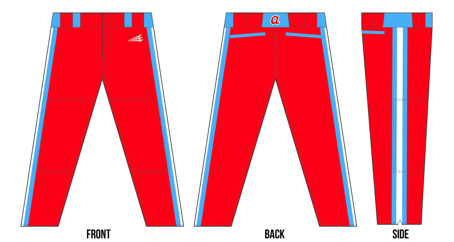 Alabama Aces Custom Stacheman Elite Long Pants #9a